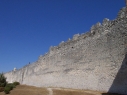 Tramo de muralla coincidiendo con la Huerta del Duque. Antes de su restauración.