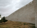 Tramo de muralla coincidiendo con la Huerta del Duque. Después de su restauración