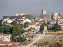 Vista del conjunto histórico desde Castilviejo. Estado después de la restauración de las murallas.