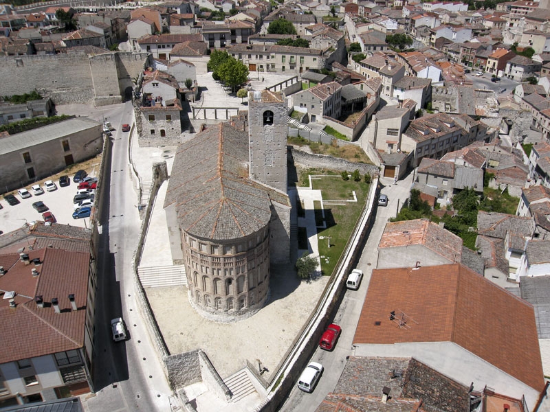 Vista aérea de la iglesia de San Esteban