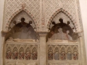 Sepulcros de D. Alfonso García de León y Dª Urraca García de Tapia en la iglesia de San Esteban