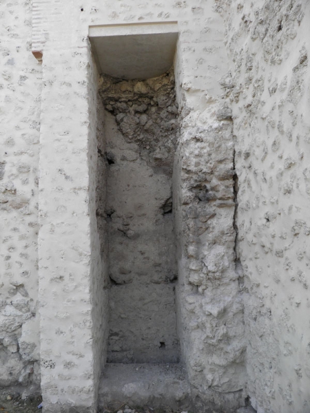 Interior de la torre de Las Cuevas