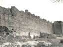 Estado de la muralla a principios del siglo XX. Vista desde la Huerta del Duque. 